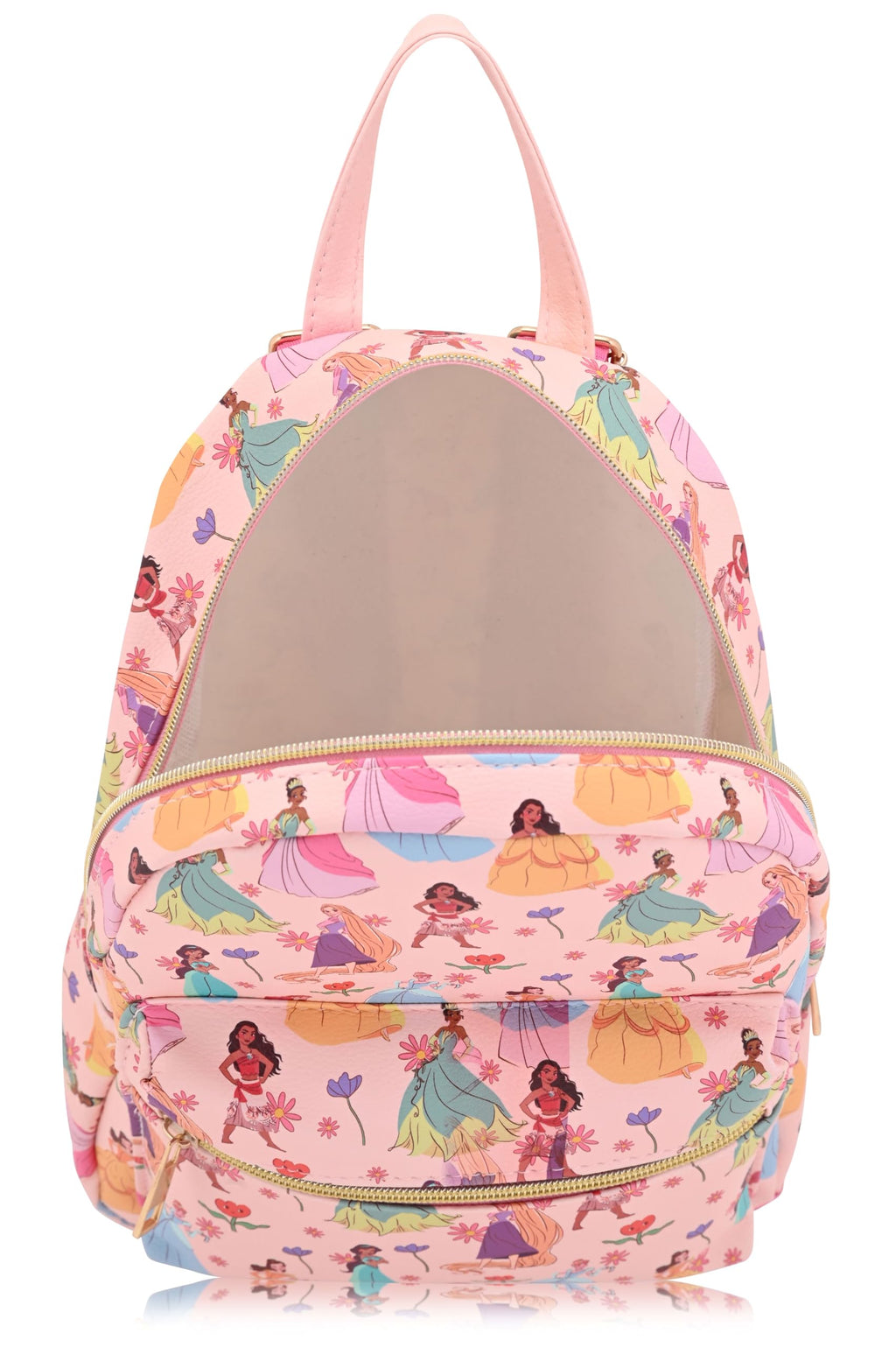 Disney Princess Backpack for Women, Men, Unisex | Cute PU Leather 10" Mini Backpack Purse | Princess Bag & Accessories