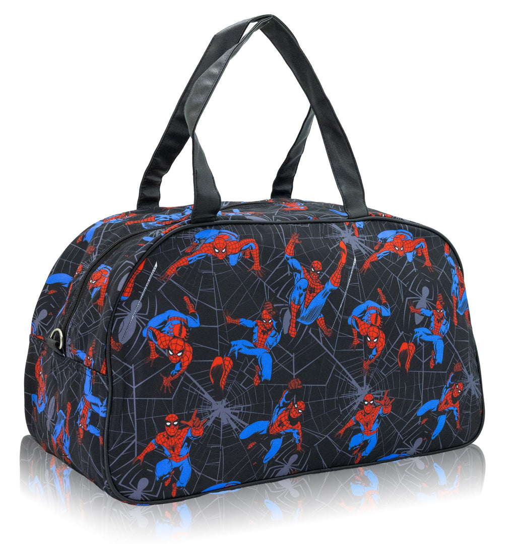 Stitch, Hello Kitty, Bluey or Spiderman Overnighter 10" Duffle Bag for Kids | Lightweight Travel Weekender Duffel for Girls and Women | Ages 3+
