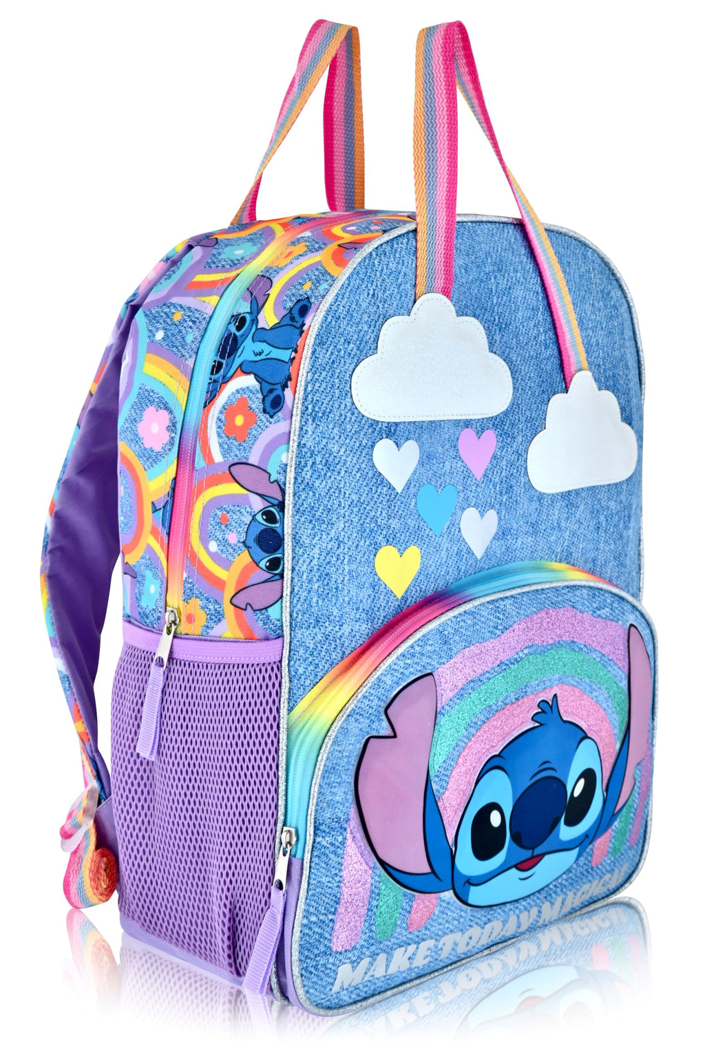 Disney Stitch School Backpack Toddler Backpack for School | Stitch 16" Kids Backpack Bookbag for Girls, Boys, Unisex
