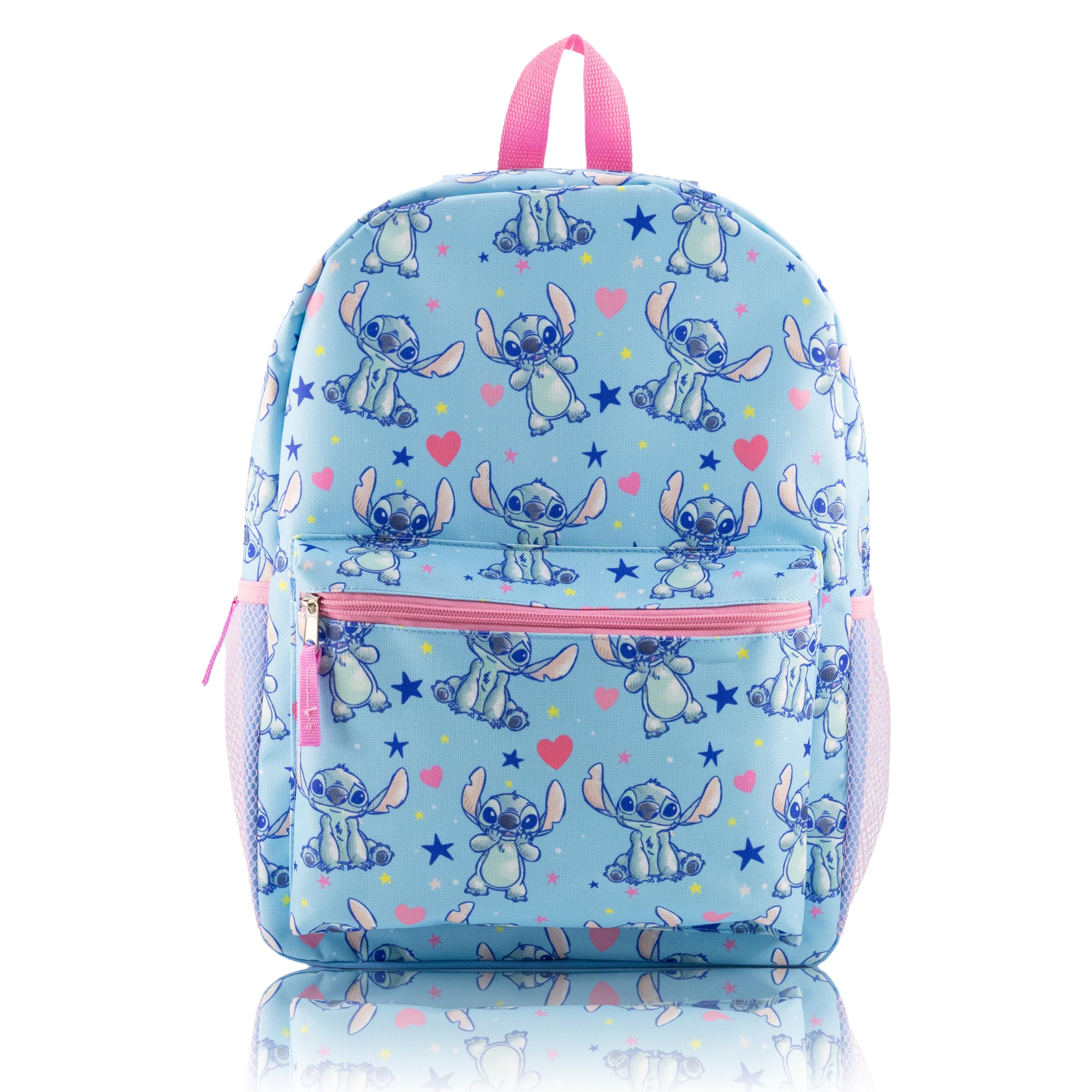Fast Forward Hello Kitty, Bluey, Stitch or Strawberry Shortcake Backpack for Kids | Classic Bookbag for Girls, Boys, Unisex