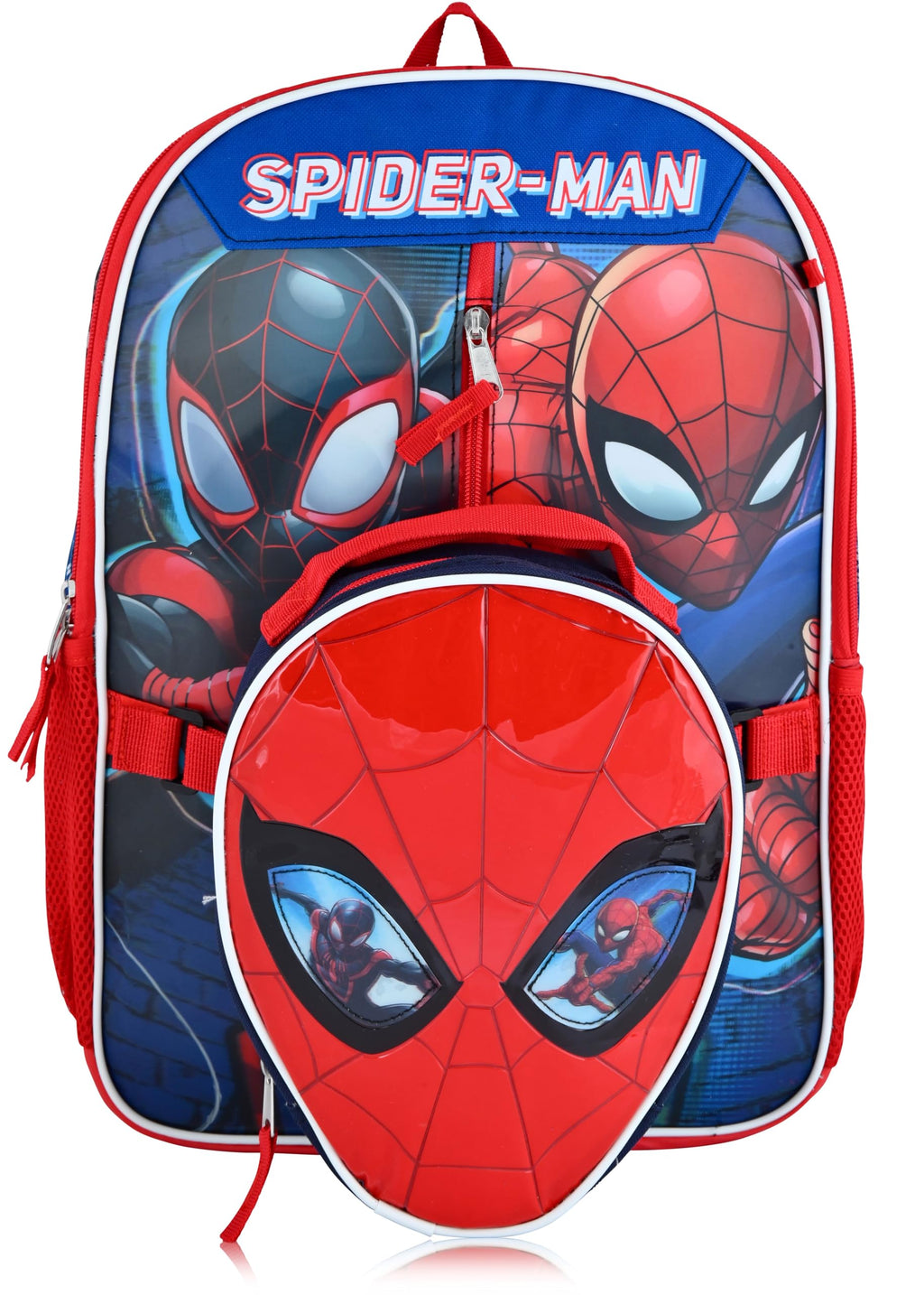 Disney Minnie Mouse or Frozen Backpack With Lunch Bag, Zip Case and ID Lanyard Set for Girls