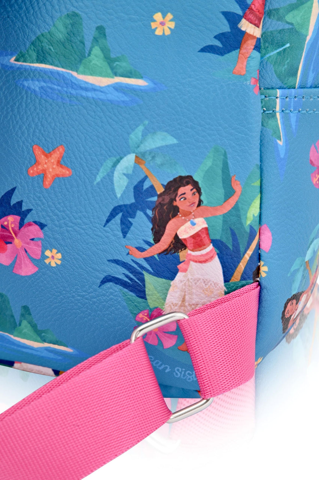 Fast Forward Moana 10" Unisex Mini Backpack, Cute PU Leather, Officially Licensed Disney Moana Mini Backpack, Perfect for Women, Men, Boys, Girls
