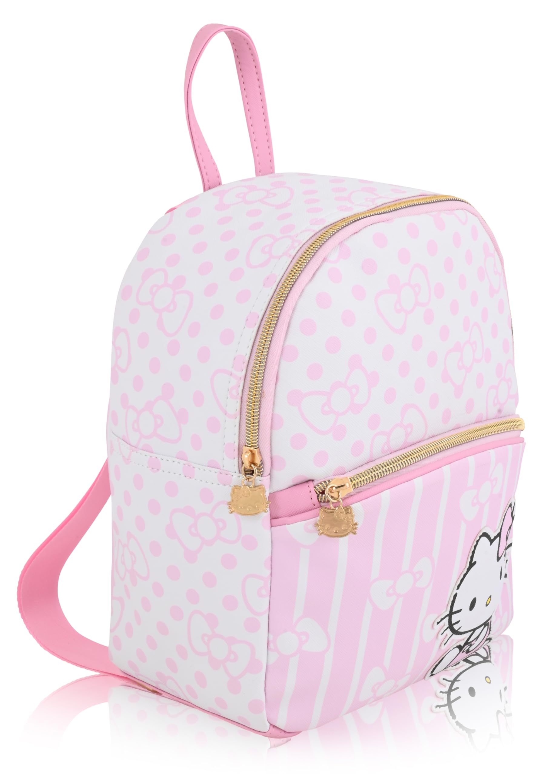 Fast Forward Sanrio Hello Kitty Backpack for Women | Hello Kitty Woman Purse | PU Leather Hello Kitty Mini Backpack Purse