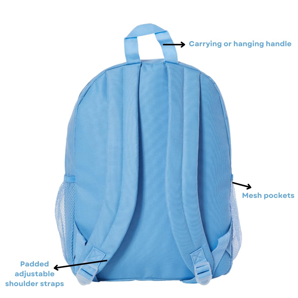 Backpack Set for Kids, 16 inch with Lunch Bag and Water Bottle
