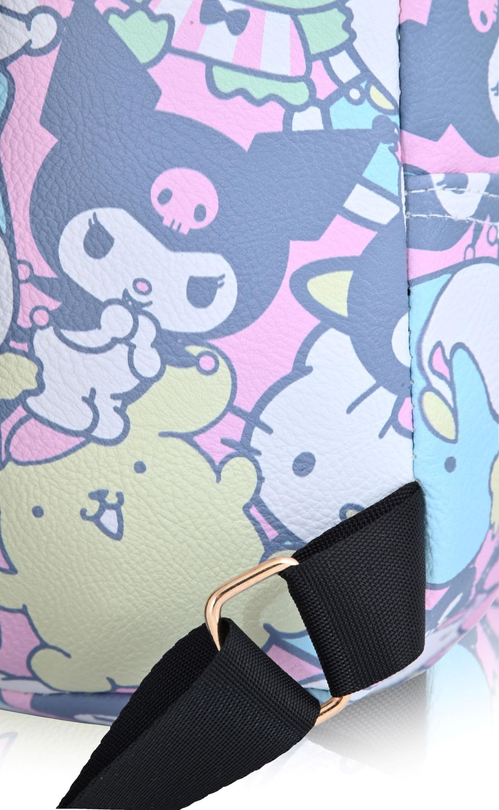 Fast Forward Sanrio Hello Kitty and Friends Backpack for Women, Men, Unisex | Cute PU Leather 10" Mini Backpack