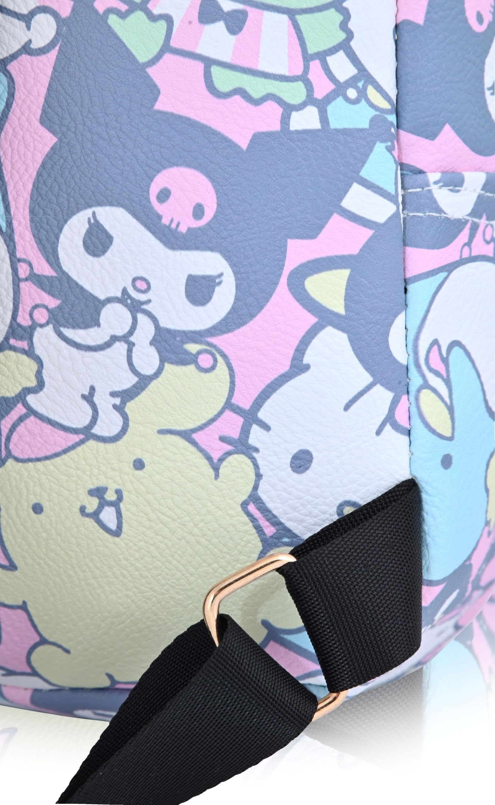 Fast Forward Sanrio Hello Kitty and Friends Backpack for Women, Men, Unisex | Cute PU Leather 10" Mini Backpack