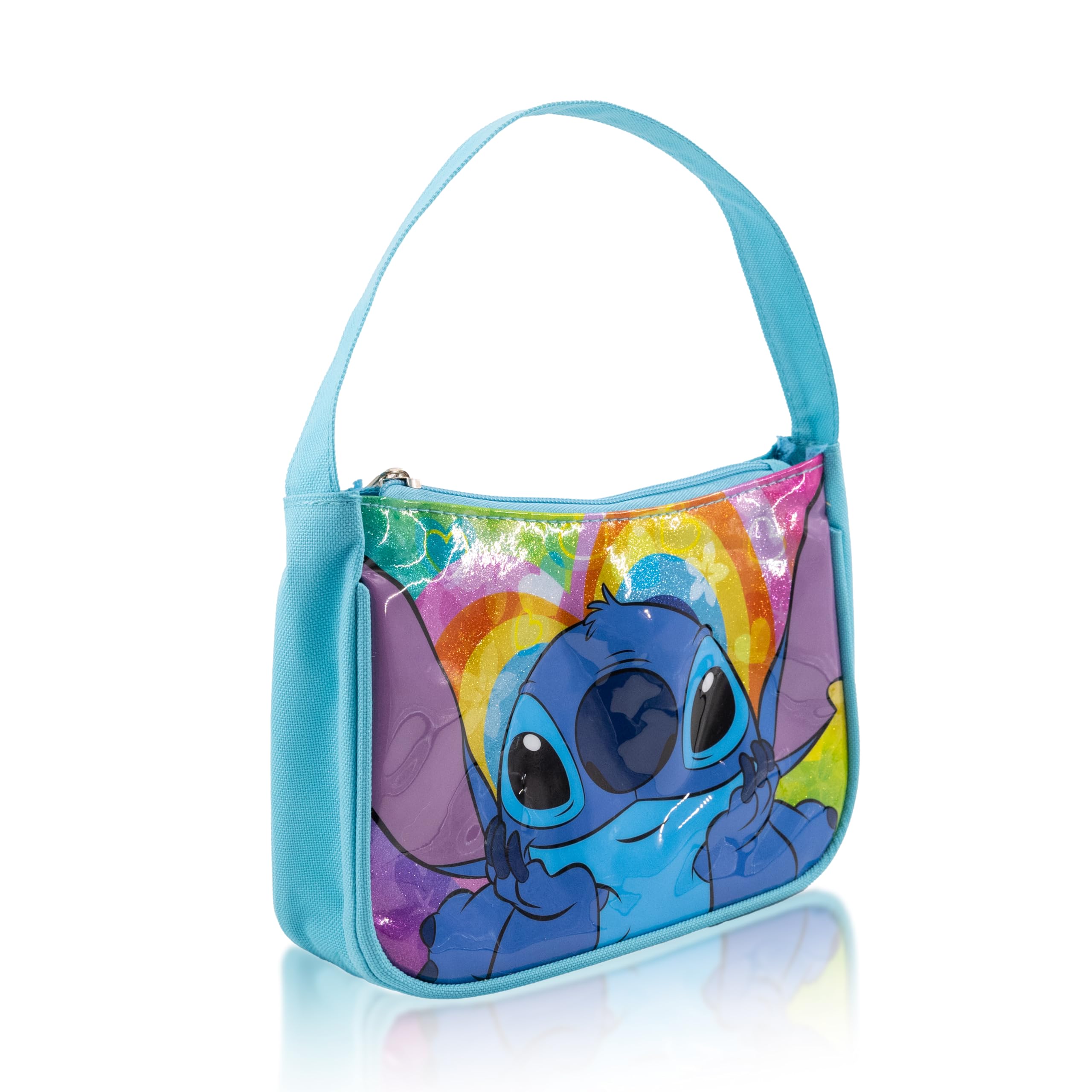 Disney Stitch Mini Purse Handbag for Women | Nylon Women's Shoulder Handbag | Stitch Accessories for Girls, Boys, Adults, Unisex