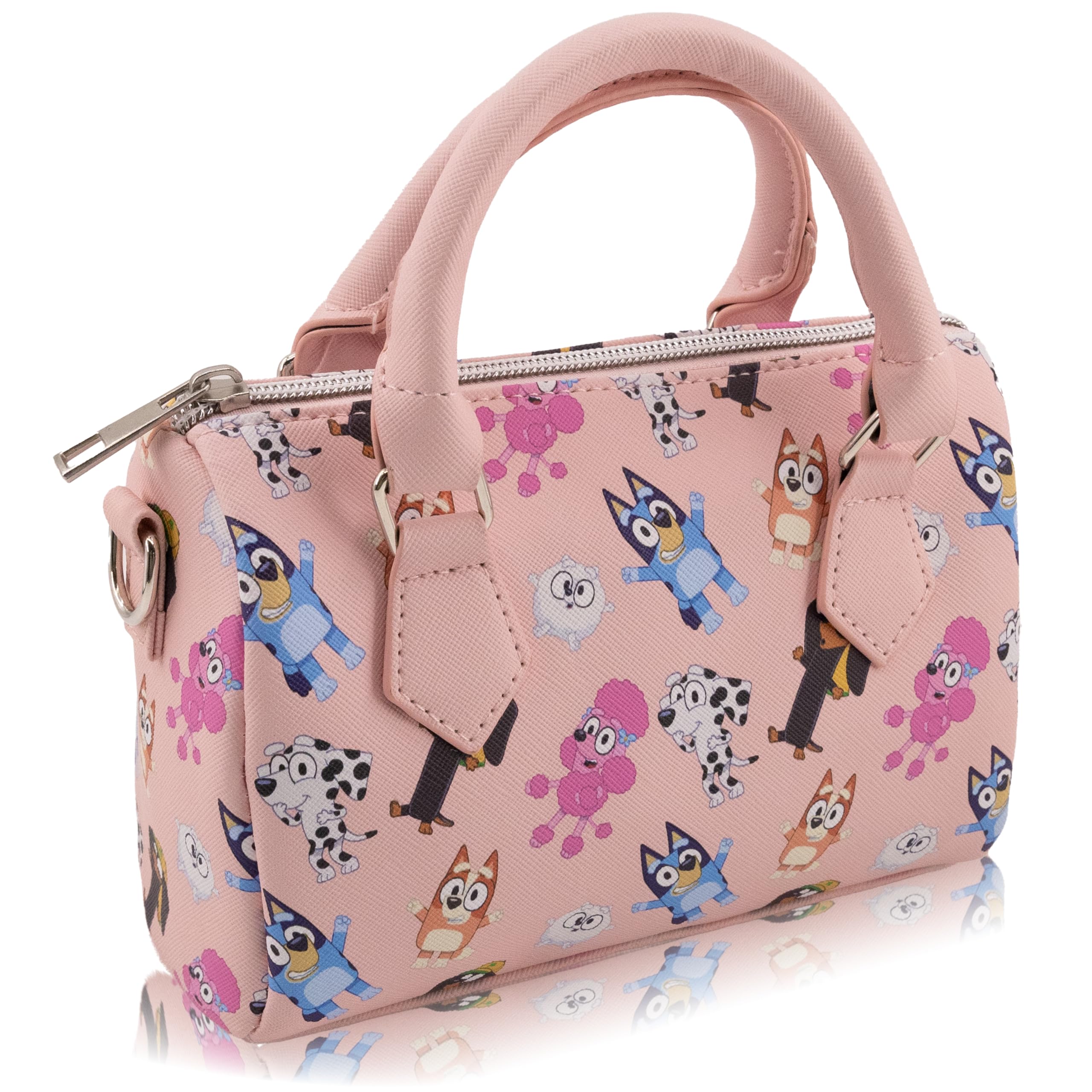 Stitch, Hello Kitty or Bluey 7" Mini Purse Crossbody Handbag for Girls | Leather Women's Shoulder Handbag Satchel