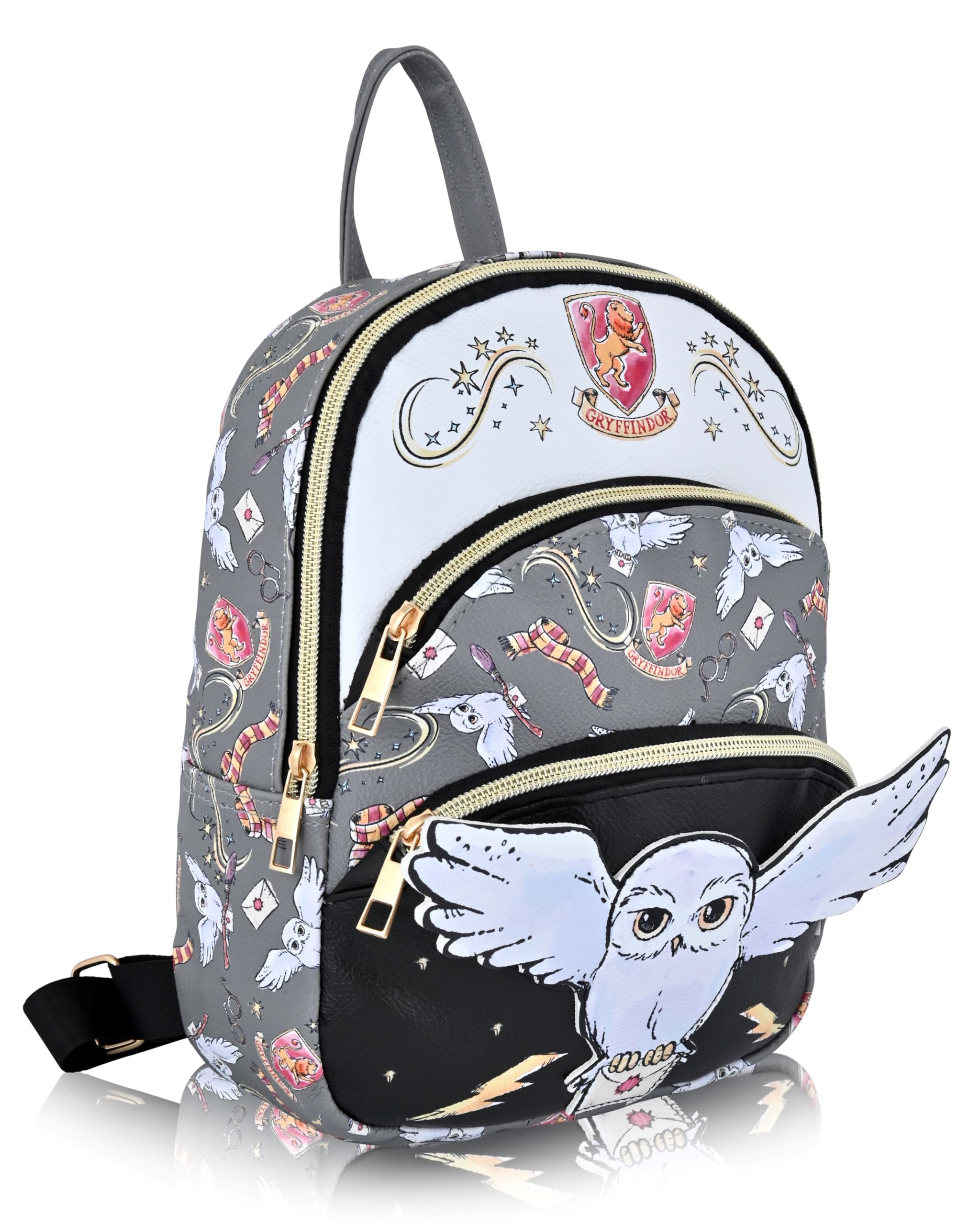 Fast Forward Harry Potter Backpack for Men, Women, Unisex | Cute PU Leather 10" Mini Backpack Purse