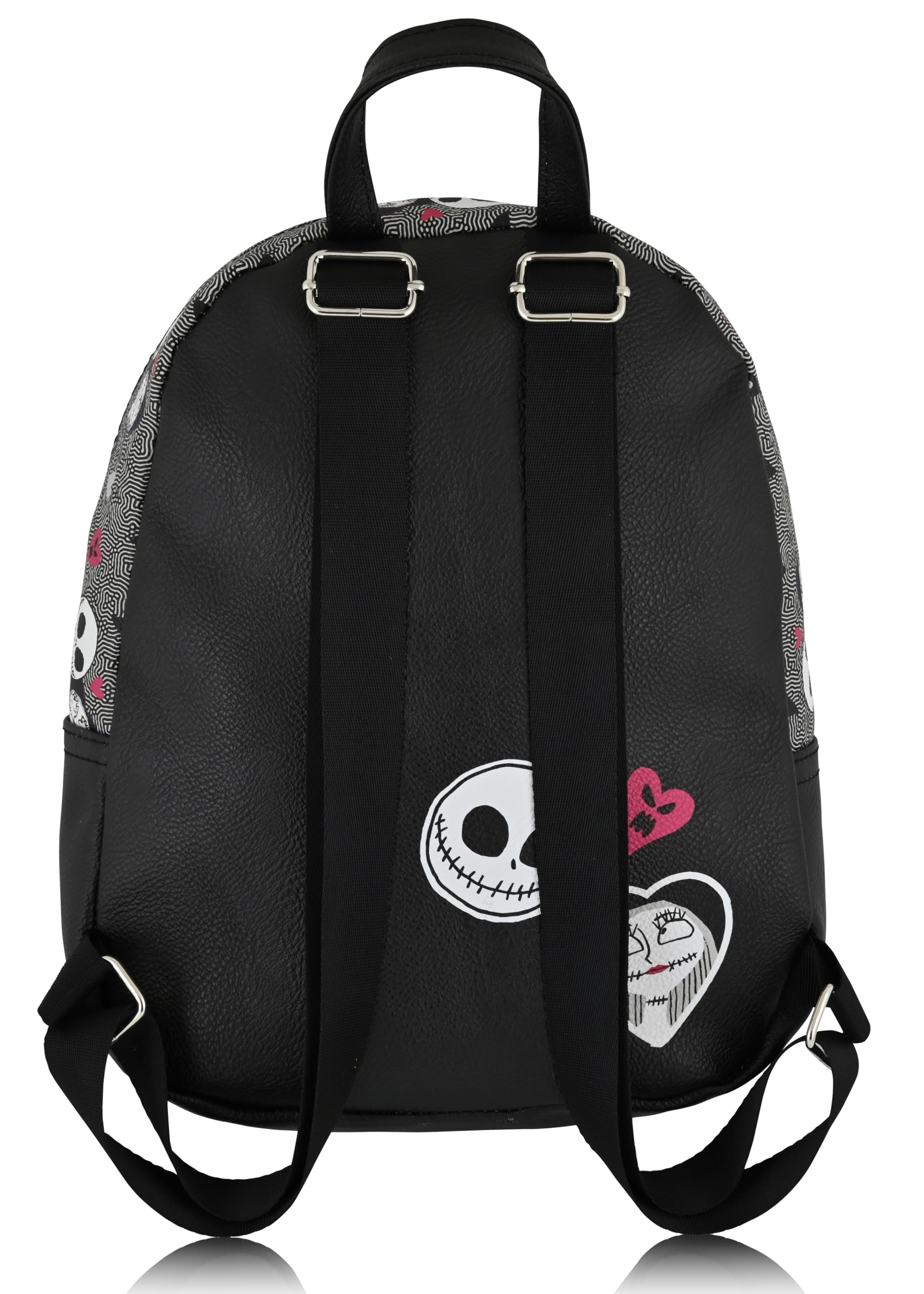 Disney Nightmare Before Christmas Backpack for Men, Women, Unisex | Cute PU Leather 10" Jack Skellington Mini Backpack Purse