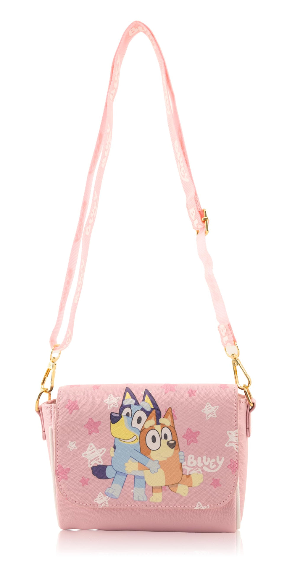 Fast Forward Stitch, Hello Kitty or Bluey Girls Purse | Small Crossbody Shoulder Bag with Adjustable Strap