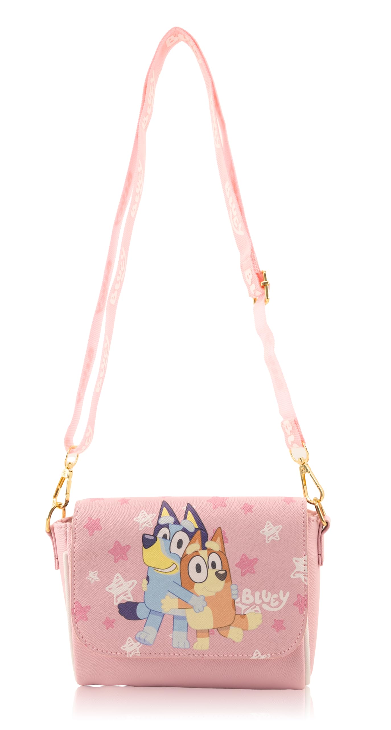 Fast Forward Stitch, Hello Kitty or Bluey Girls Purse | Small Crossbody Shoulder Bag with Adjustable Strap