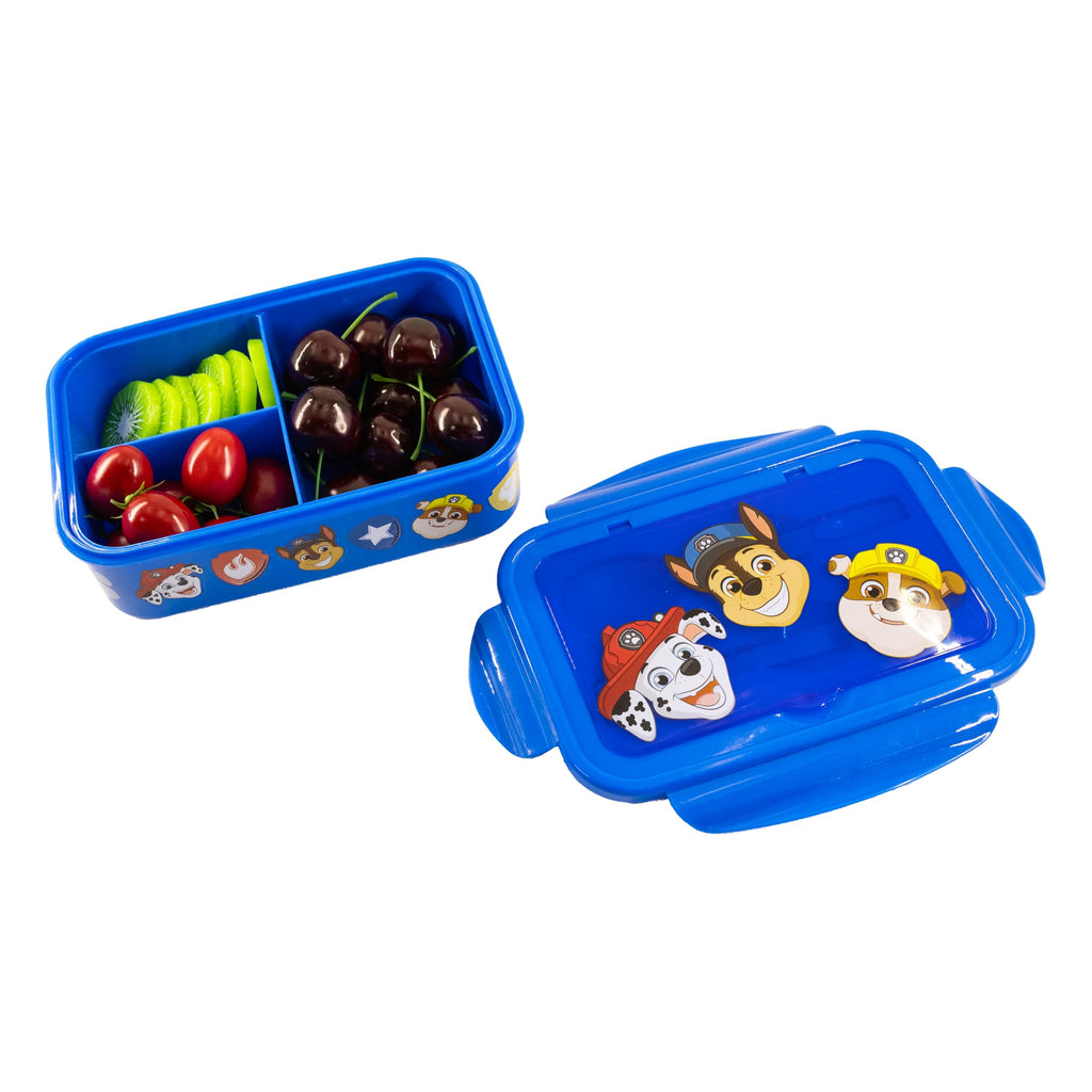 Fast Forward Spiderman, Paw Patrol, Bluey or Hello Kitty Bento Lunch Box for Kids | Marvel Food Container with Utensils