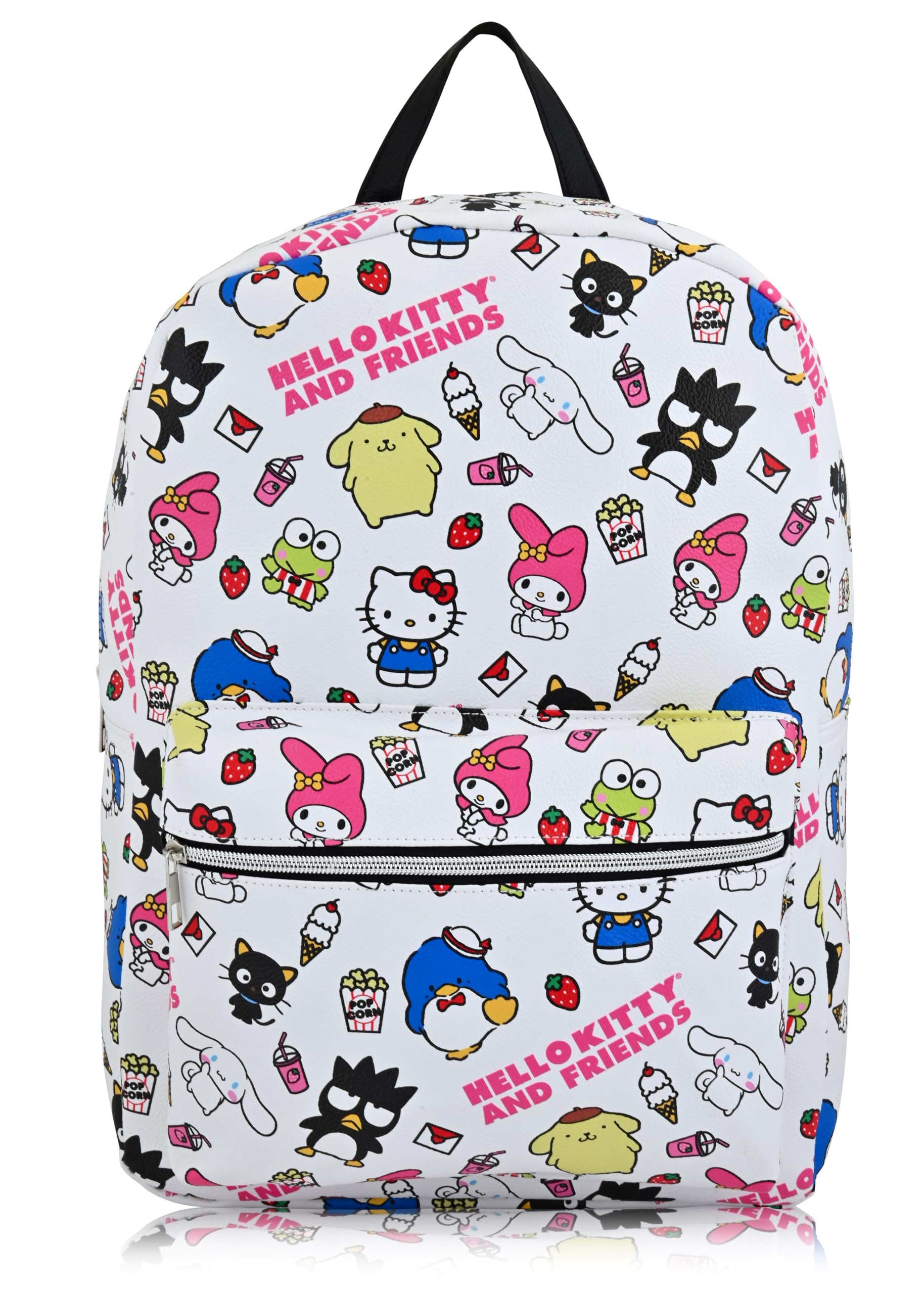 Hello Kitty, Stitch, Princess, Care Bears or Mickey Mouse Backpack for Women, Men, Unisex | Cute PU Leather Large Backpack