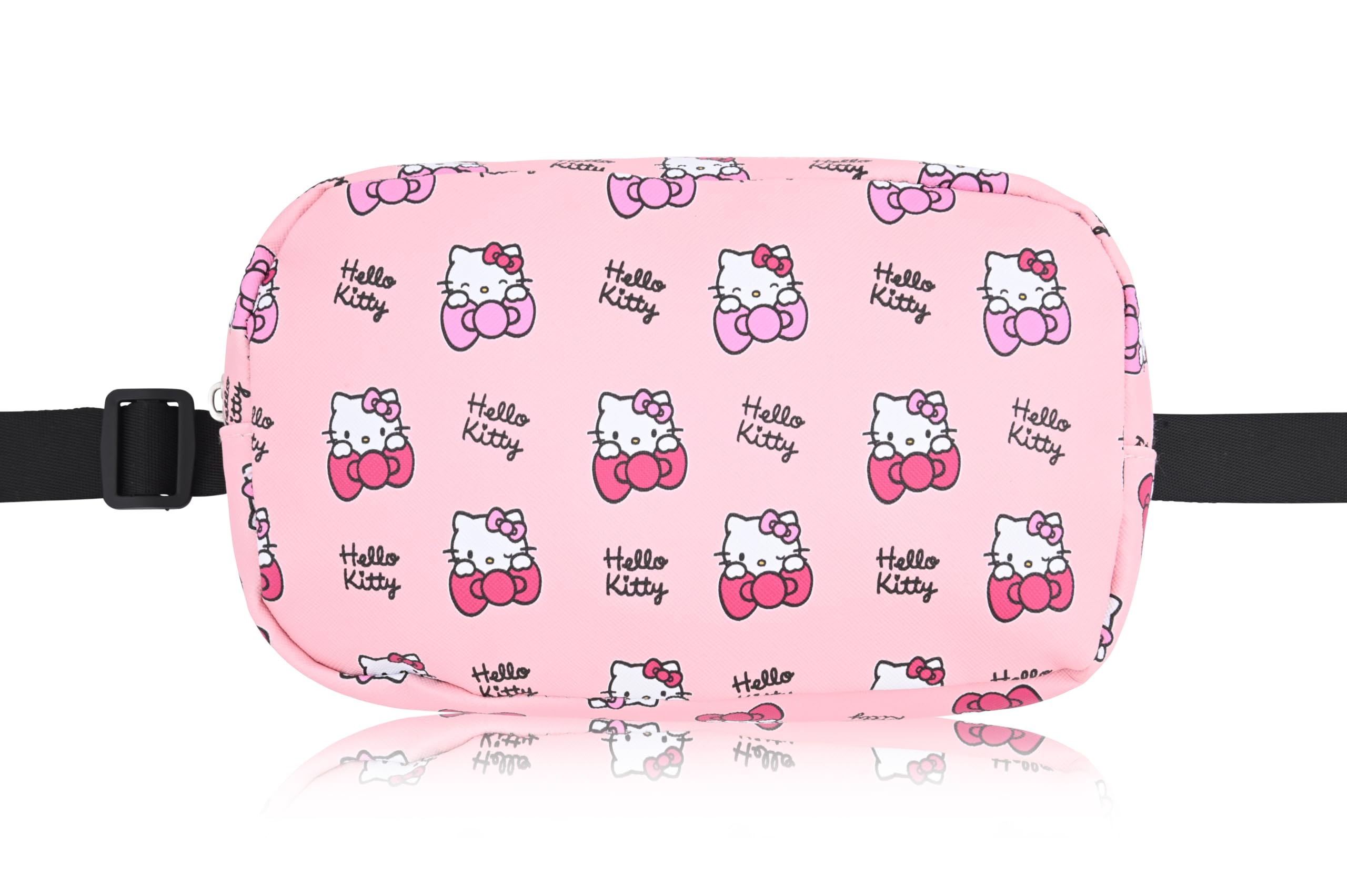 Sanrio Hello Kitty Crossbody Bags for Women | Travel Essentials for Women Fanny Pack Belt Bag with Buckle | Lightweight Travel Accessories Cross Body Bag