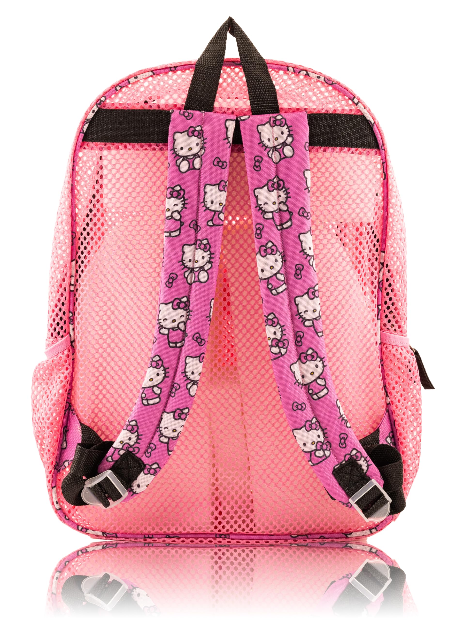 Fast Forward Bluey, Hello Kitty or Stitch Mesh Backpack for Kids | Bookbag for Girls, Boys, Unisex | Toddler Travel Bag