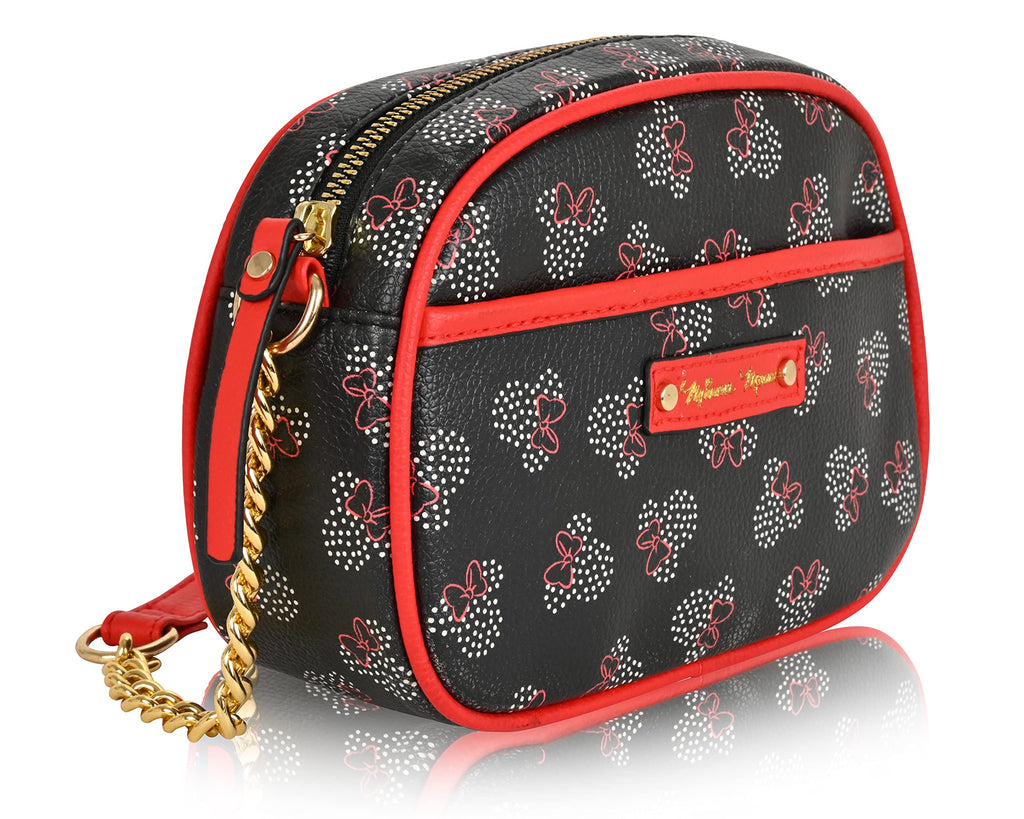 Minnie Mouse Camera Bag Purse - Mickey & Minnie Mouse Classic Premium Camera Bag Purse