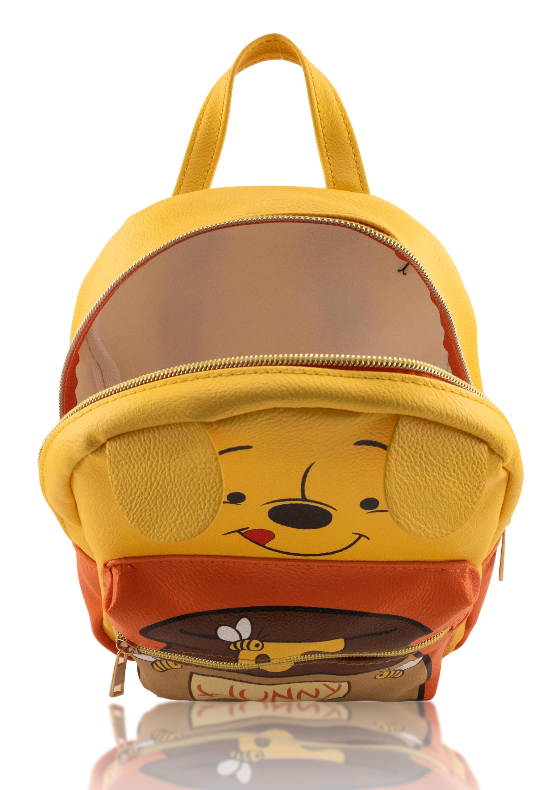 Disney Winnie the Pooh Backpack for Women, Men, Unisex | Cute PU Leather 10" Mini Backpack