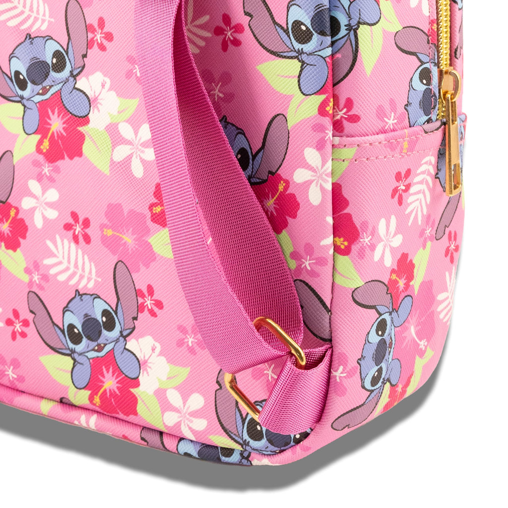 Disney Lilo and Stitch Backpack for Women, Men, Unisex | Cute PU Leather 10" Mini Backpack Purse | Stitch Bag & Accessories