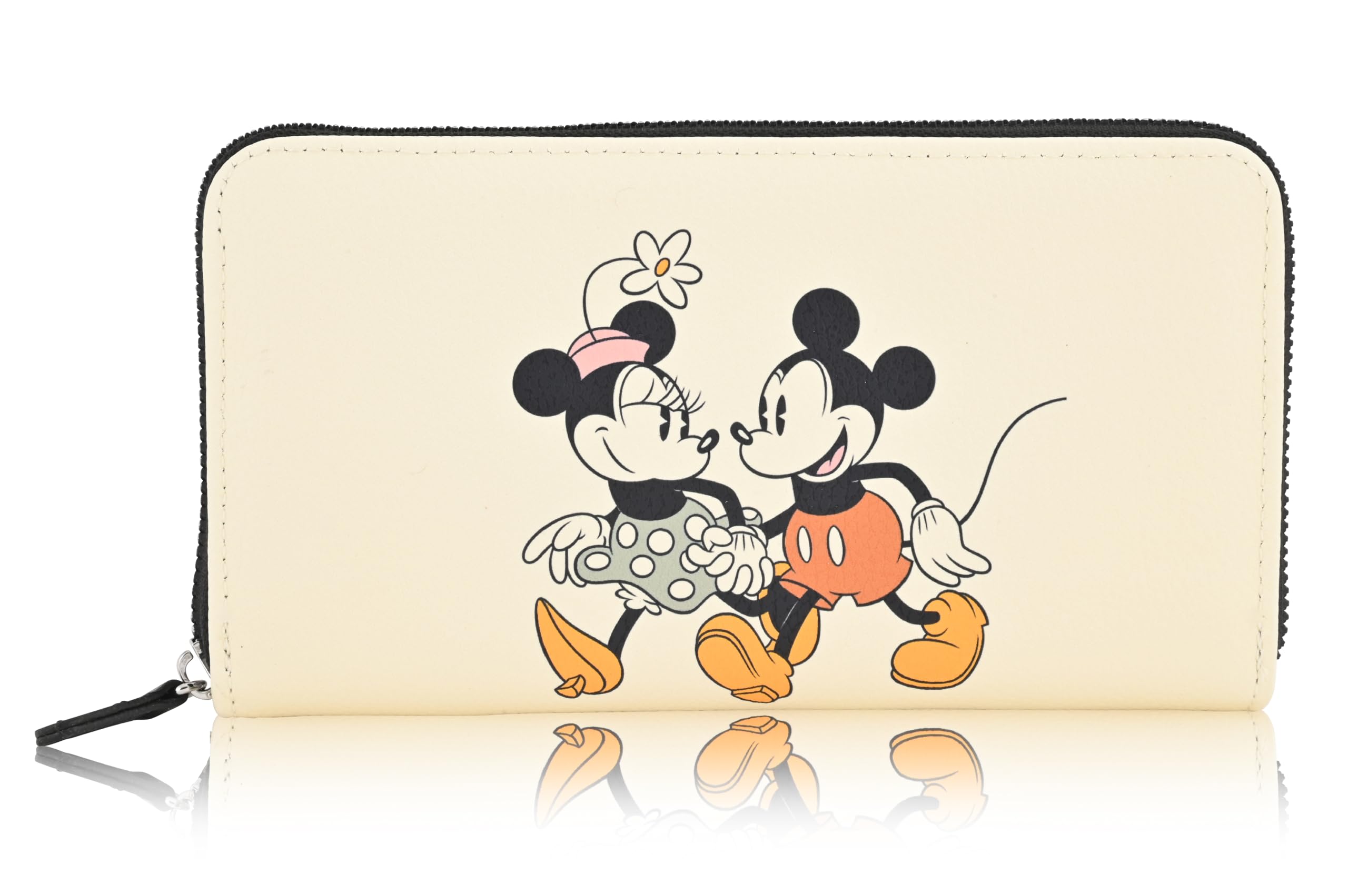 Disney Minnie Mouse Wallet Women - PU Leather Wristlet Wallets for Women - Mickey Mouse Minnie Mouse Wristlet Wallet
