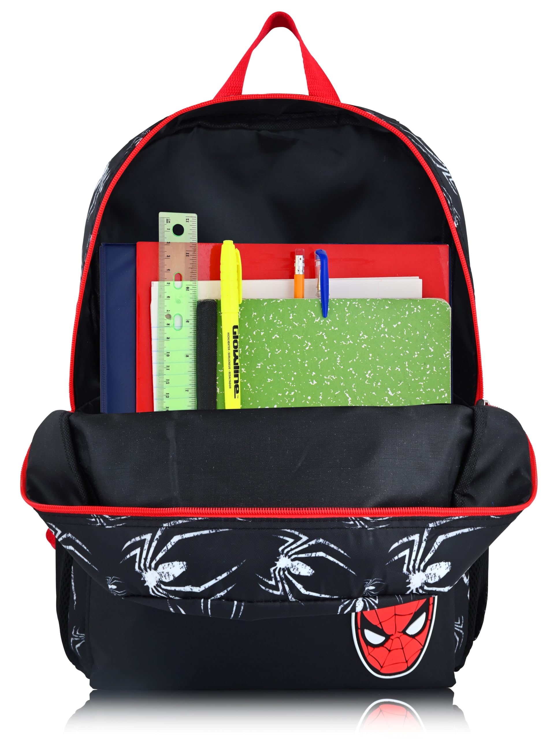 Marvel Spiderman Backpack for School - 16" Small Kids Bookbag Knapsack for Boys, Girls, Toddlers