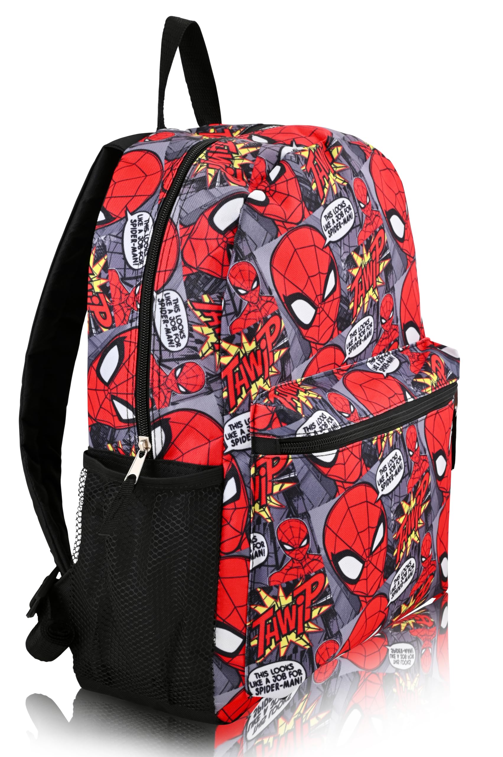 Marvel Spiderman Backpack for School - 16" Small Kids Bookbag Knapsack for Boys, Girls, Toddlers