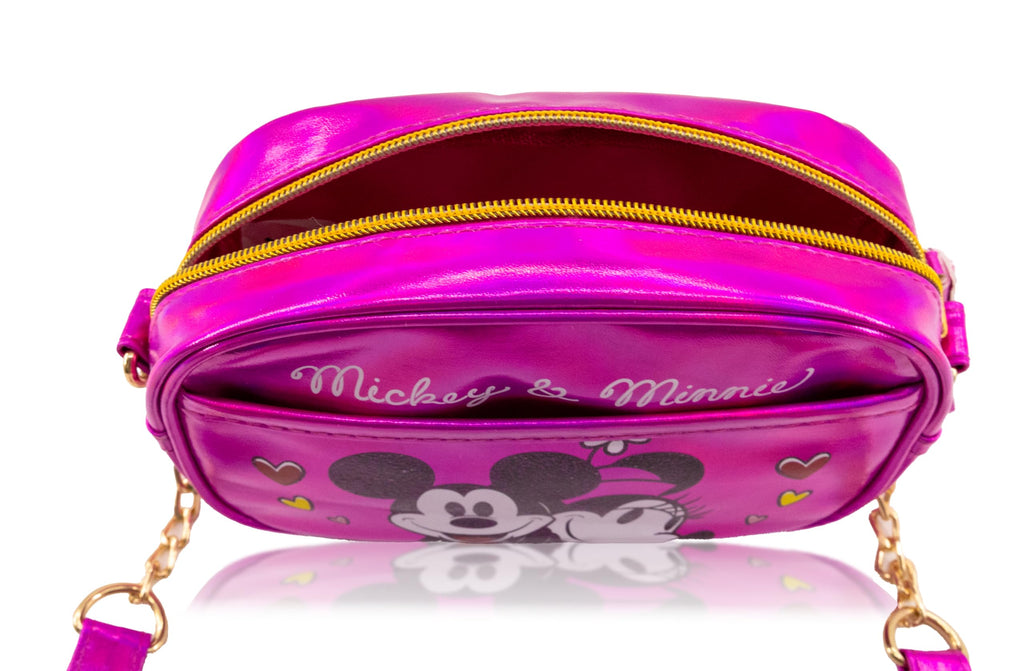 Disney Sanrio Bluey Purse Crossbody Handbag for Women | Metallic Vinyl Women's Shoulder Handbag