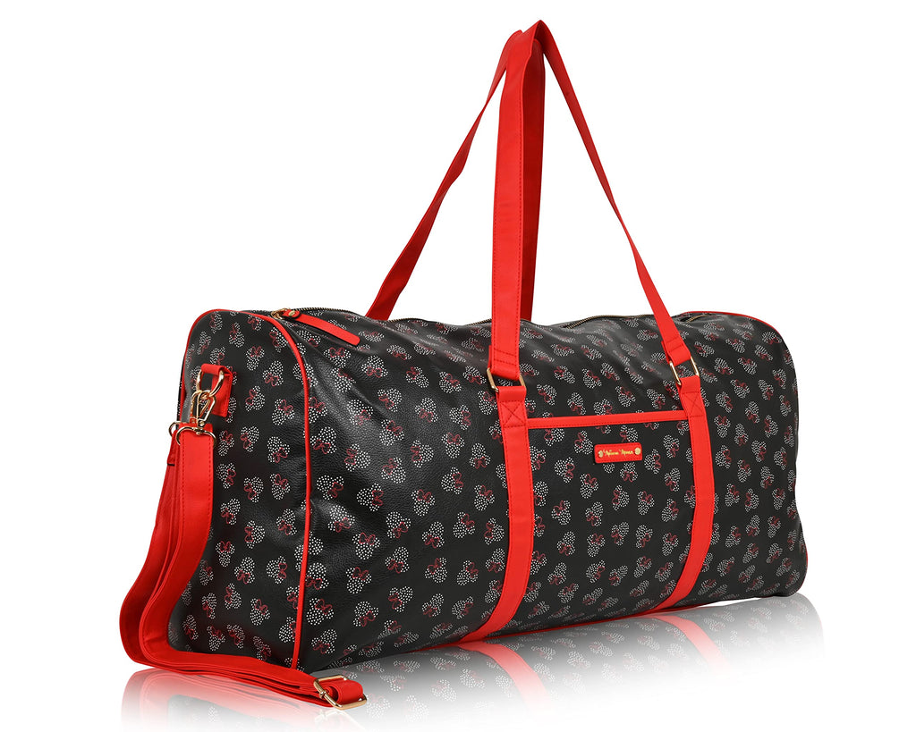 Mickey Mouse Overnight Duffle Bag - Mickey & Minnie Mouse Classic Premium Overnight Duffle Bag