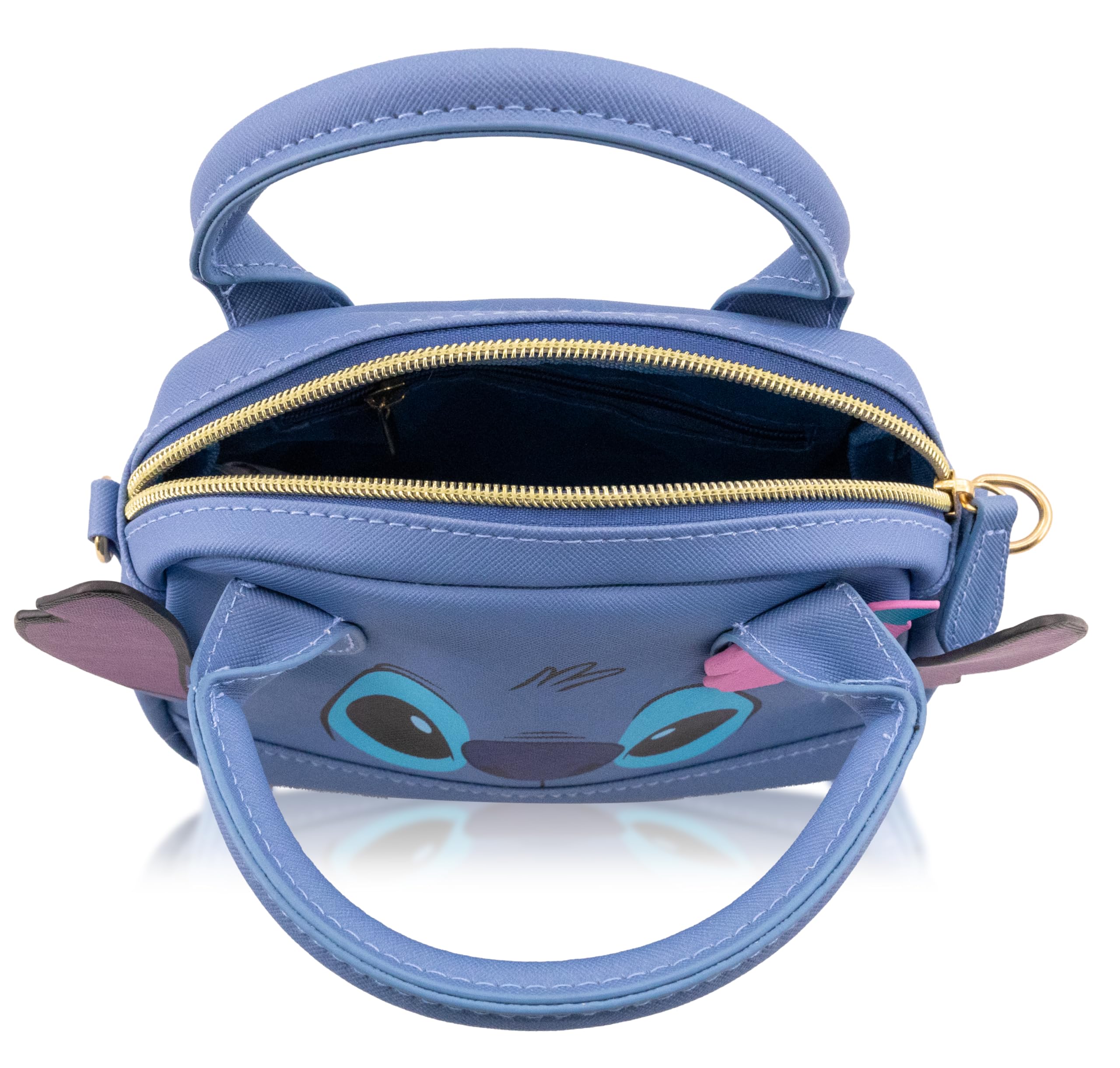 Disney Stitch Purse Crossbody Handbag for Women | Stitch Mini Leather Women's Shoulder Handbag | Stitch Accessories for Girls, Boys, Adults, Unisex