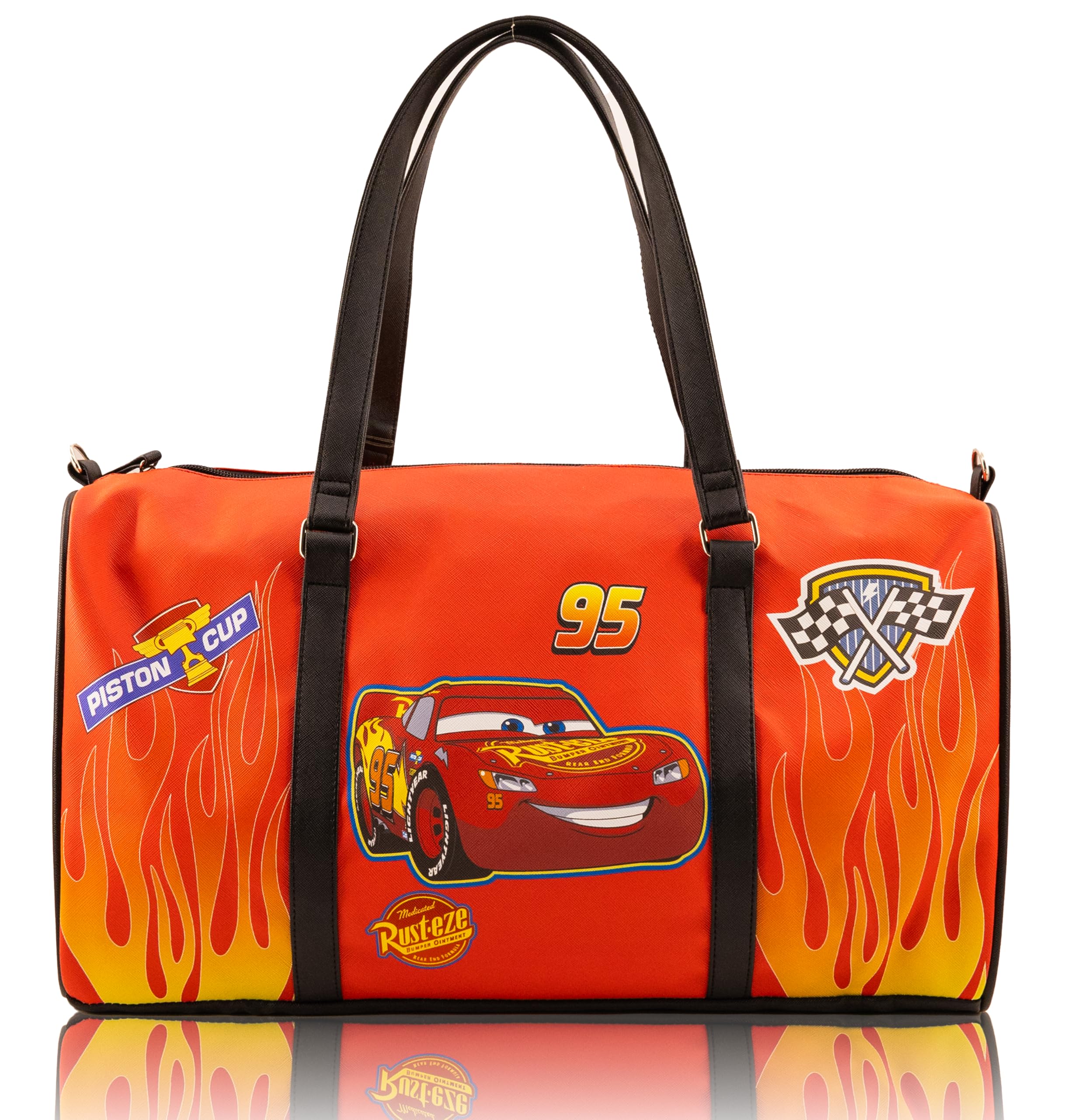 Stitch, Minnie, Mickey, Pooh, Harry Potter, or Jack Skellington 16" Leather Mini Travel Bag, Duffle Bag, Overnight Bag