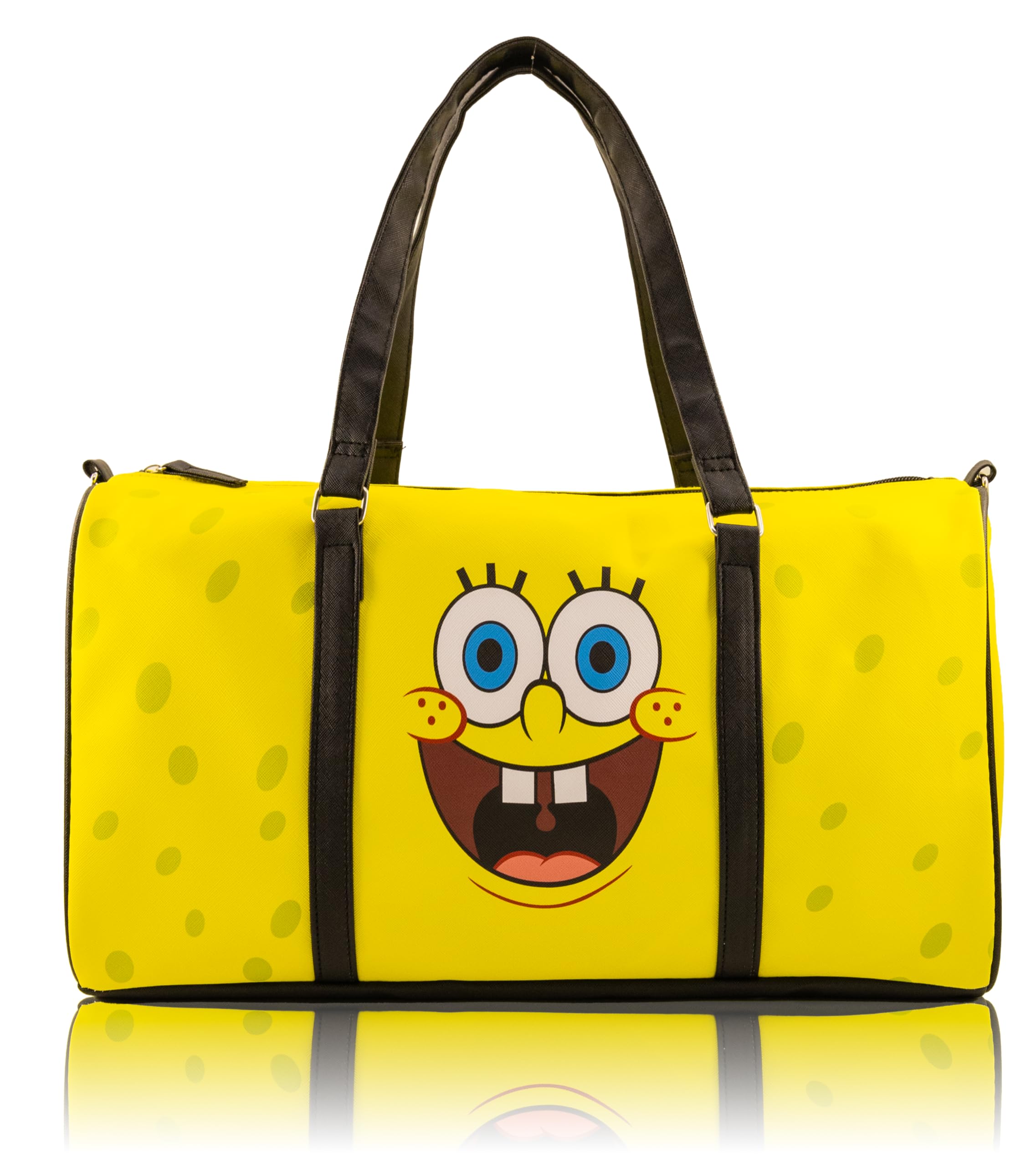 Stitch, Minnie, Mickey, Pooh, Harry Potter, or Jack Skellington 16" Leather Mini Travel Bag, Duffle Bag, Overnight Bag