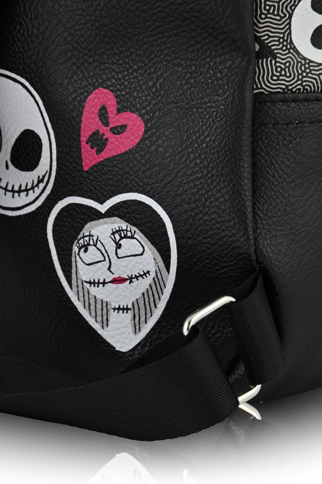 Disney Nightmare Before Christmas Backpack for Men, Women, Unisex | Cute PU Leather 10" Jack Skellington Mini Backpack Purse