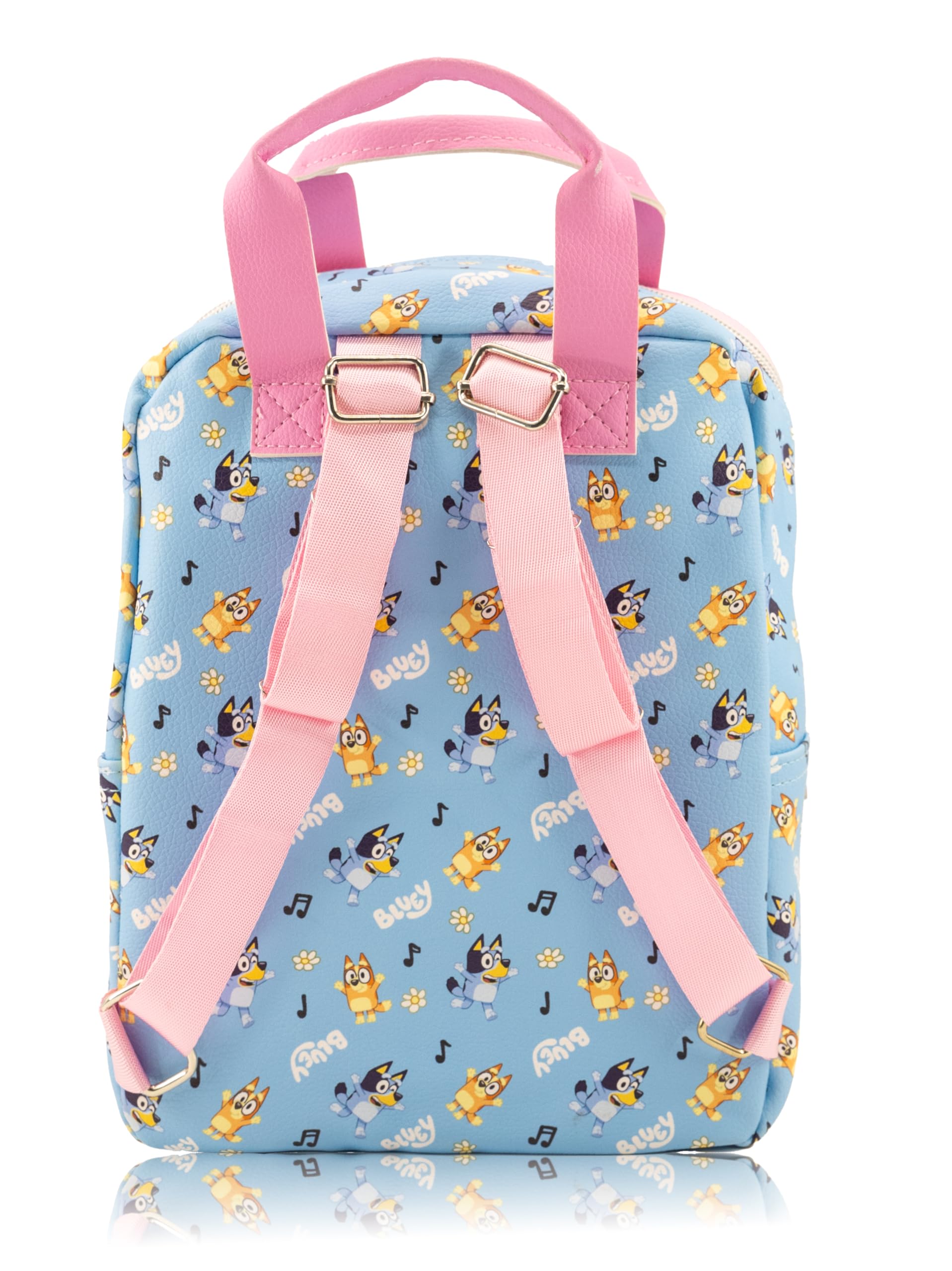 Fast Forward Sitch, Hello Kitty or Bluey Mini Backpack for Kids & Adults | 10" PU Leather Bluey Backpack Purse